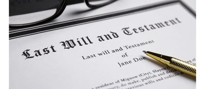 A legal document by which a person, the testator, expresses their wishes as to how their property and wealth are to be distributed at death