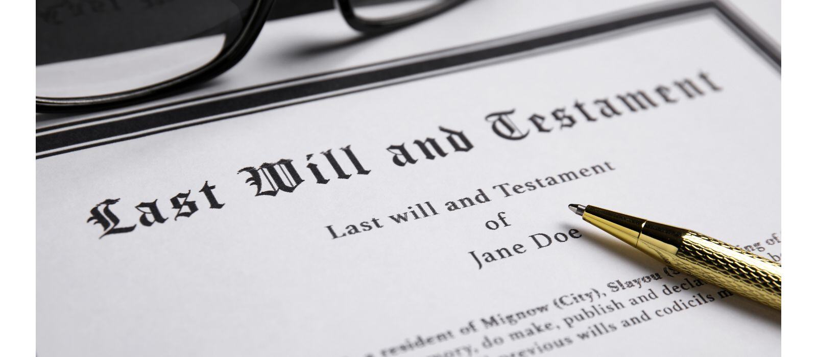 A legal document by which a person, the testator, expresses their wishes as to how their property and wealth are to be distributed at death