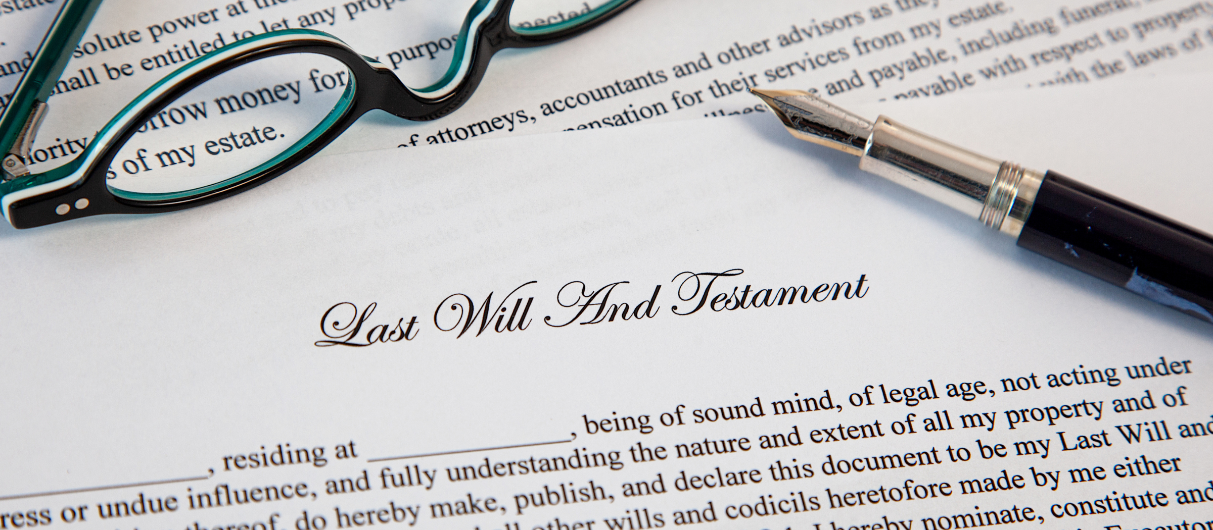 Last Will and Testament document