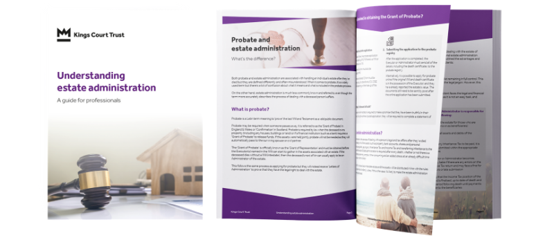 Understanding estate administration - guide for professionals